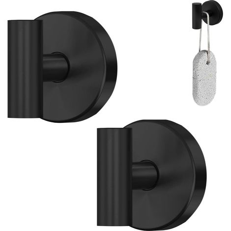Hooks with Suction Cups 2 Stainless Steel Robe Hooks No
