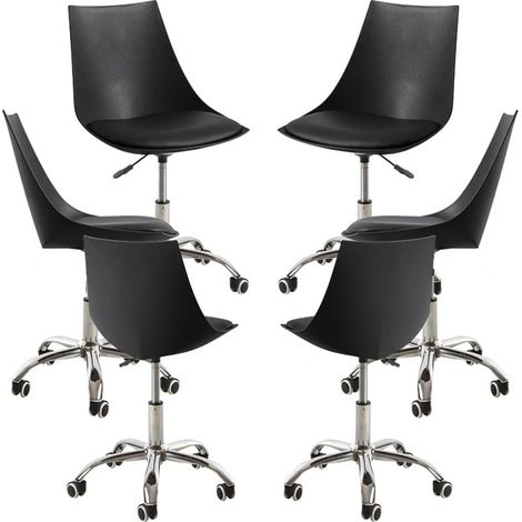 Packs Sillas - Pack 6 Sillas Blok Office - Negro (1/3)