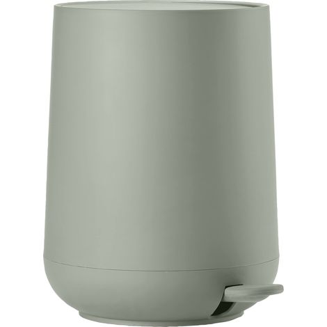 Zone Denmark Nova - Pattumiera da bagno, diametro 20,5 cm, altezza 23,5 cm, capacità 3 litri, verde Matcha (1/5)