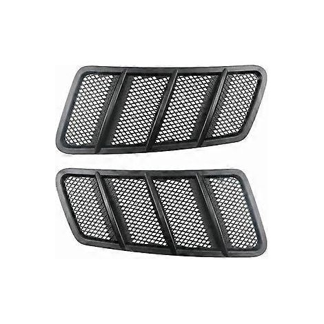 2x seitliche Motorhauben-Lüftungsgitterabdeckung für
