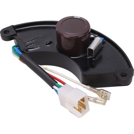 Régulateur de tension AVR 5.5-6.5kW, accessoire pour générateur monophasé à 6 fils, boîtier moulé courbé avec plaque en aluminium (1/5)