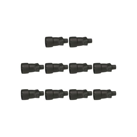 Legrand - Prolongateur 16A - Fiche Femelle - Caoutchouc - IP44 / IK08 - sortie droite - Ru00e9f. : 050446x10 (1/3)