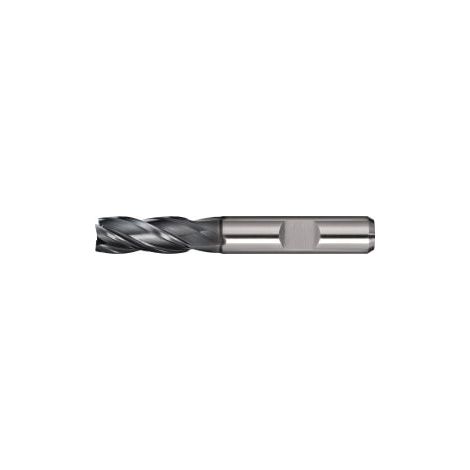 Fresa  de  vástago  DIN  844  Tipo N  D.12mm  HSS-Co  PM  ALCRONA  Weldon  Z.4  corta  TECWERK (1/2)