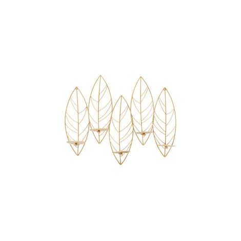 WALL CANDLE HOLDER LEAF CM 66X14X56 (1/5)