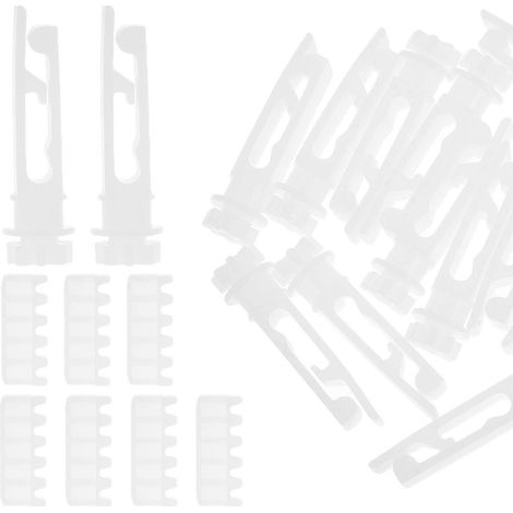 Kit de remplacement de tiges de réparation pour stores verticaux avec poulie en plastique (1 jeu) (1/5)