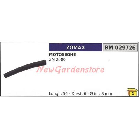 Tubo uscita olio ZOMAX per motosega ZM 2000 029726