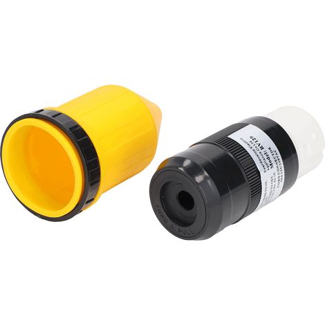 Couvercle de protection pour connecteur de câble d'alimentation de VR avec verrouillage par rotation, 50 A, 125 V CA (1/5)