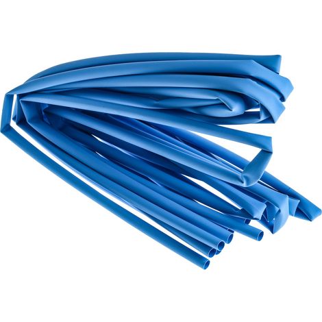Gaine thermorétractable RS PRO, Dia. 4.8mm Bleu rétreint 2:1, 1.2m ( Prix pour Paquet de 5 )