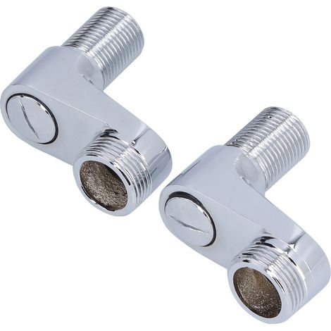 Adaptateur de Bras Pivotant pour Robinet de Douche, Convertisseur G1/2 à G3/4 pour Tuyaux d'Eau Chaude et Froide, Accessoire de Fixation pour Salle de Bain (1/5)
