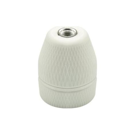Porte-lampe en porcelaine de fai - avec trou fileté e27 douille 0160