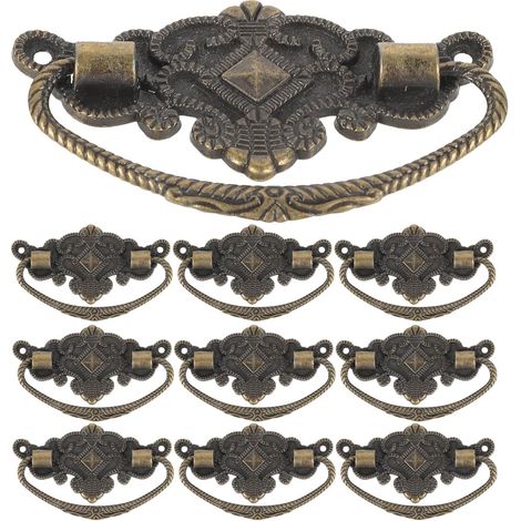 Poignées et boutons de porte en alliage vintage pour meubles (1/5)