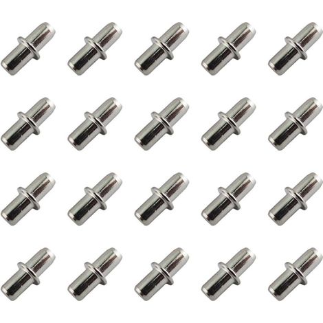Lot de 20 Support Etagere 5 mm-Supports d'étagère-Taquets pour étagères-Support de planche-pour Meubles, Armoires.