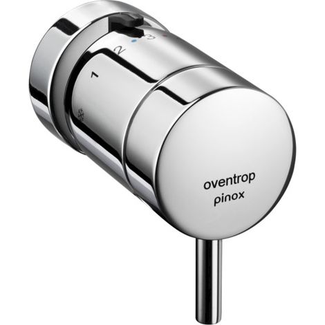 Oventrop pinox D Design Thermostat, 1-5 ohne Nullstellung, Flüssigfühler, Klemmanschluss, verchromt (1/3)