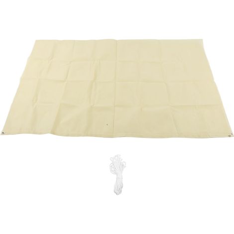 Voile d'ombrage imperméable, résistante aux déchirures, facile à nettoyer, rectangulaire, protection UV, auvent 1,6 x 2 m (1/5)