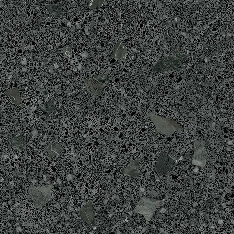 Carrelage sol / mur effet terrazzo noir 80x80 cm MISCELA R GRAFITO (vendu par boite de 1,28m2) (1/3)