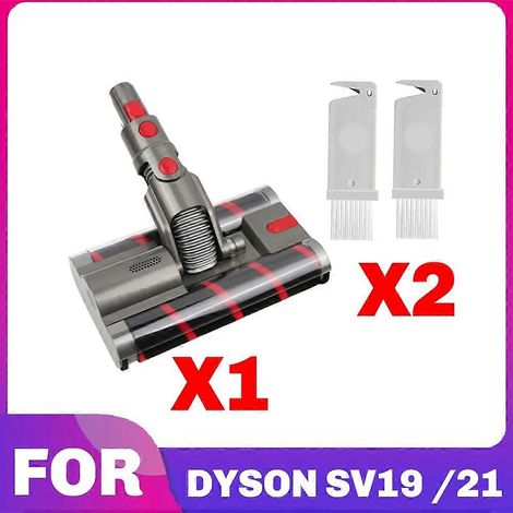 Tête de rechange pour aspirateur Omni-Glide SV19/21 : tête de moteur, tête de nettoyage à rouleau souple, brosse double avec brosse. (1/5)