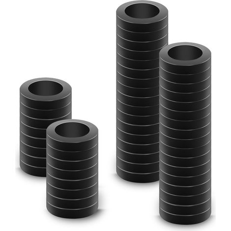 Lot de 50 joints 1/2" - Joints en caoutchouc - Joints d'étanchéité - Pour pommeau de douche, lavabo, drain, pompe de piscine - Épaisseur : 3 mm (1/5)
