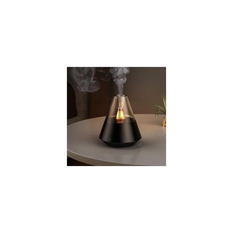 1  Pcs  Diffuseur d'arômes d'huiles essentielles, humidificateur portable avec brume froide et effet de lumière chaude, télécommande, capacité de 150 ml, pour chambre à coucher, bureau, salon,