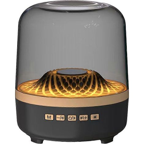 Lautsprecher aus farbigem Glas, 4 Lautsprecher, kabelloser Bluetooth-Lautsprecher mit hoher Lautstärke, Subwoofer, RGB-Ambientebeleuchtung, kleiner Lautsprecher (1/5)