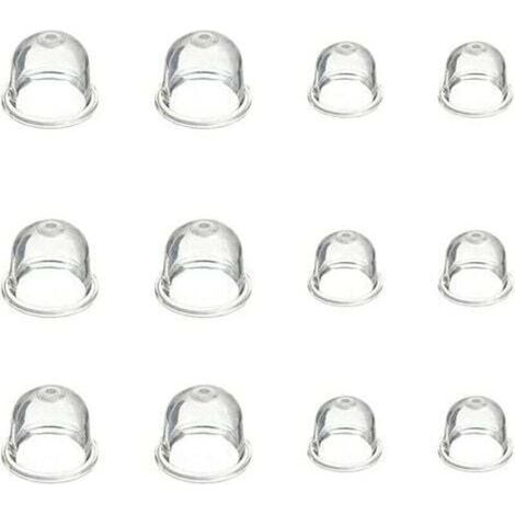 ZVD-12 Pièces Carburateur Amorce Pompe Ampoule 19 mm et 22 mm Poire Pompe Amorcage Accessoires de Carburateur pour Debroussailleuse Tronçonneuse Souffleur Tondeuse (1/4)
