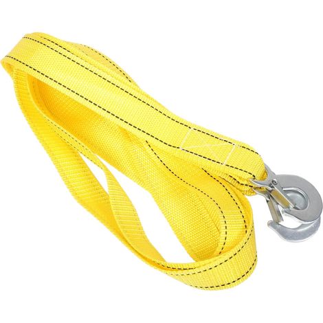 Câble de Remorquage Robuste 3 Mètres pour Véhicule Sangle de Dépannage avec Boucles Renforcées Corde de Remorquage pour Moto et Quad Accessoire de Sécurité Auto (1/5)