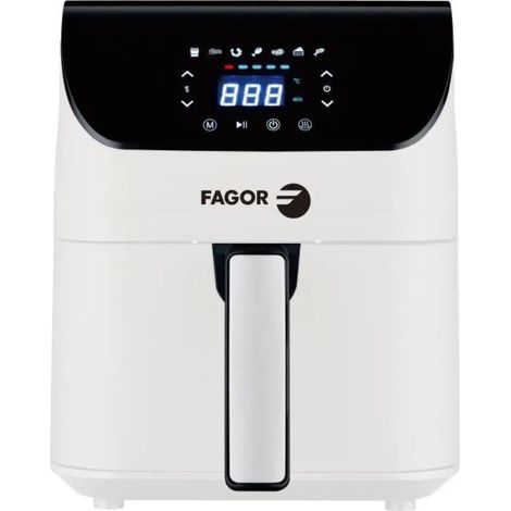 Freidora de aire blanca y negra de 4,3 L y 1350 W - FG5060 - Fagor -