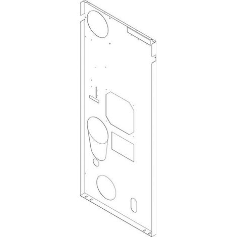 BOSCH Ersatzteil TTNR: 8738804942 Rückwand CLA-1 200-300 (l) everp