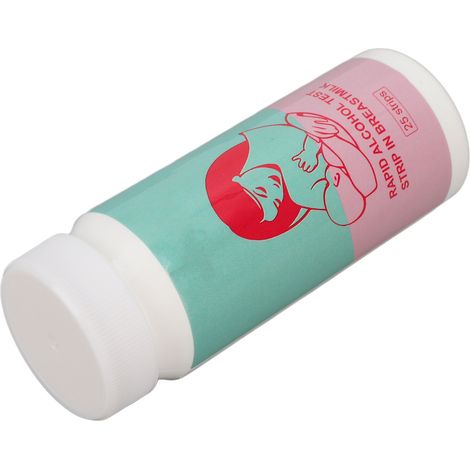 25 Bandelettes Test Alcool Lait Maternel, Détection Rapide Précise, Bandelettes Réactives pour Lait de Maman, Contrôle Fiable, Lot de 25 (1/5)