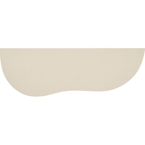 Mensola da parete Botta in MDF beige 57x19x2,5 cm