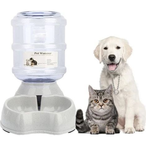 Automatic Pet Water Dispenser Fountain, Pet Water Bottle, Pet Accessories for Dogs and Cats, 3.8L, BPA-Free (1/4)
