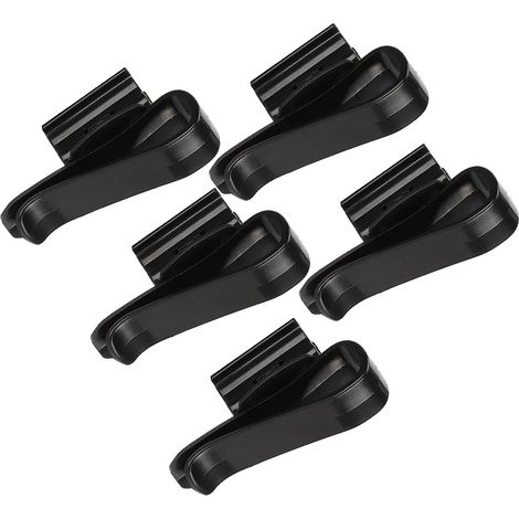 Étuis de Fixation pour Tuyaux d'Aquarium en Noir - Lot de 5 - Outils Pratiques pour le Changement d'Eau (1/5)