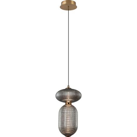 Suspension LED Nico noire italux PND-8545-2A-AB-SG (1/2)