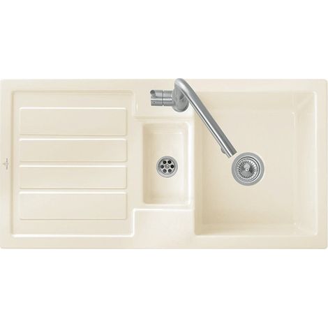 Evier 1010 x 510 mm sable Ceram icplus