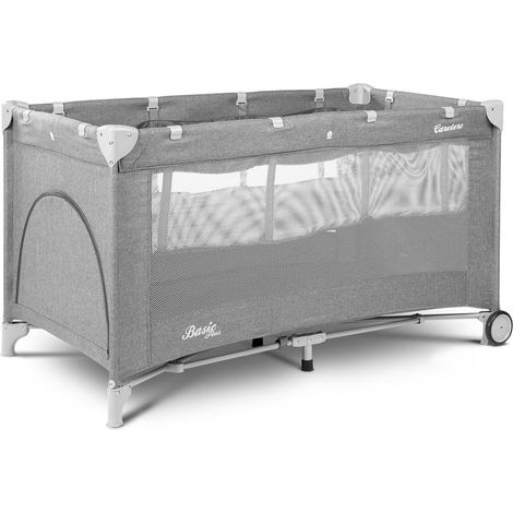 Lit de voyage Basic Plus en graphite (1/5)