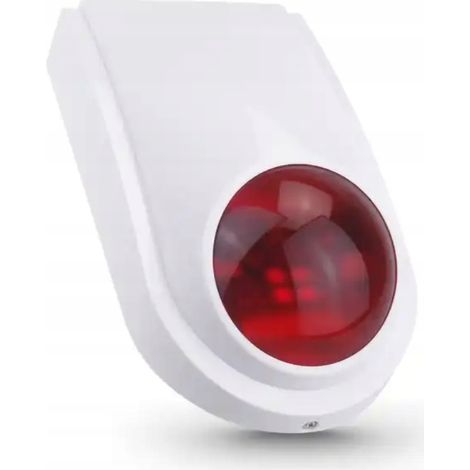 Alarma de sirena inalámbrica para exteriores, 120 dB, 433 MHz.