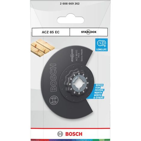 Bosch Segmentsägeblatt ACZ 85 EC Holz, Starlock, 85 mm