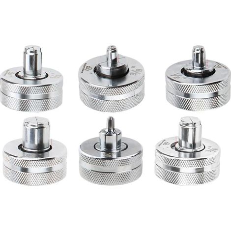 Extenseur de tuyau, outil hydraulique pneumatique de 0,6 à 7,2 cm avec mandrin à changement rapide et têtes haute résistance pour tube en cuivre climatisation réfrigération (9,5 mm) (1/5)