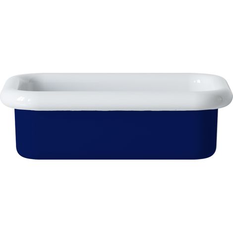 Lavabo retro de cerámica para colocar sobre encimera, 60 cm - True Colors Lite - Azul mar (1/4)