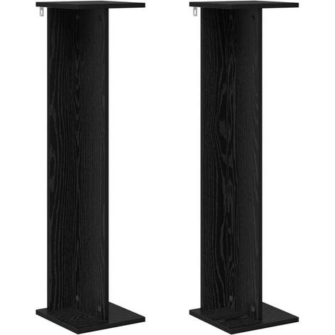 Support pour plantes en chêne noir, 25 x 25,5 x 100,5 cm (1/5)