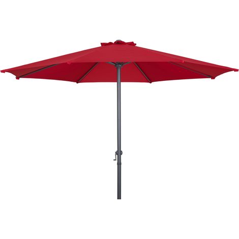 TrendLine Sonnenschirm Sofia Ø 300 cm Rot Gartenschirm Marktschirm (1/3)