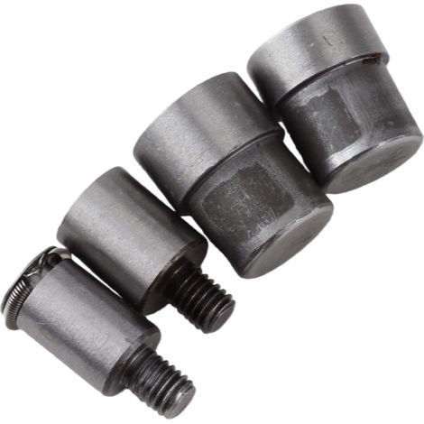 4 pièces matrice à boutons pression argent acier inoxydable kit de rechange pour 831 (1/5)