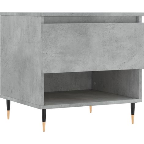 Maison Exclusive - Couchtisch Betongrau 50x46x50 cm Holzwerkstoff