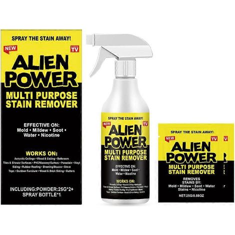 Kit détachant multi-usages Alien Power, kit nettoyant super concentré pour moisissures, algues et eau (1/5)
