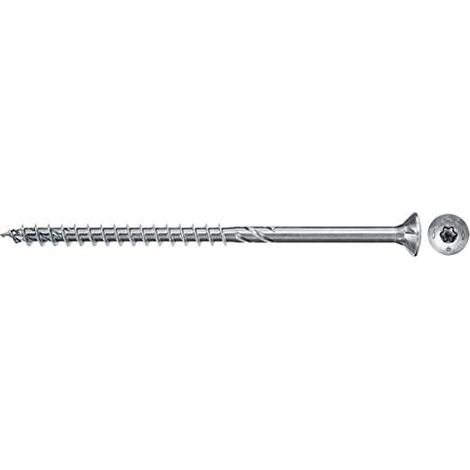 Fischer 670460 PowerFast II Vite Truciolare FPF II CTP TX30 Testa Svasata Filettatura Parziale 6x120 mm 100 pz colore Zinco (1/5)
