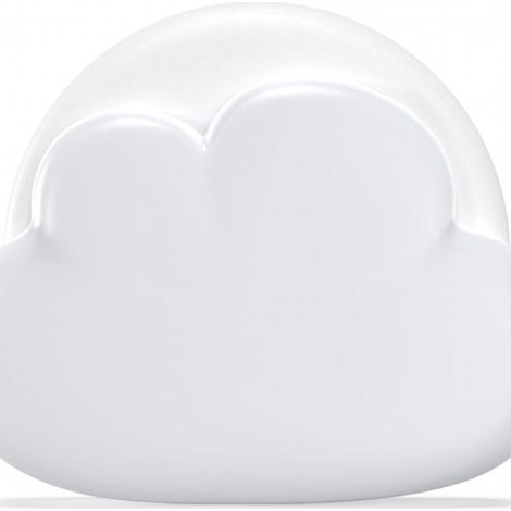 Veilleuse, luminosité réglable sur 4 niveaux, livrée avec une lanière en silicone, veilleuse LED rechargeable (blanche) (1/5)