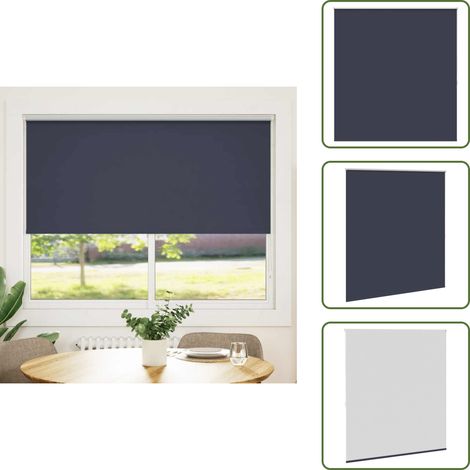 Verdunkelungsrollo 160 x 175 cm blau - Verdunkelungsrollo - Rollo - Fensterrollo - Seitenzugrollo - Klemmrollo (1/5)