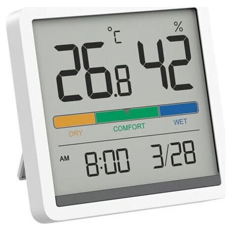 Petit thermomètre d'intérieur, pièces détachées pour réfrigérateur, hygromètre de haute précision, moniteur de température et d'humidité, hygromètre numérique d'intérieur pour un confort accru (1/5)
