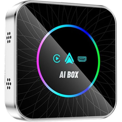CarPlay sans fil/Android 13 AI Box Bluetooth WiFi Android Auto Écran partagé Compatible avec Android Auto Interaction 2+16G (1/5)
