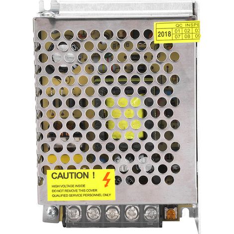 Convertisseur de Commutation, DC 12V 6.5A 80W d'Alimentation Transformateur Commutateur Avec Alimentation de Surveillance AC 110V / 220V à DC 12V Convertisseur de Commutation Régulé Universel