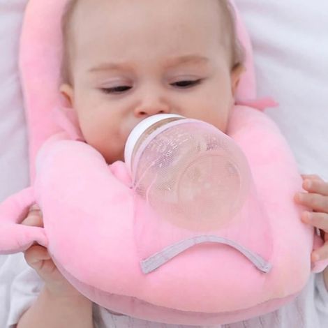 Oreillers d'alimentation pour bébé - Marron Rose - Réglable
